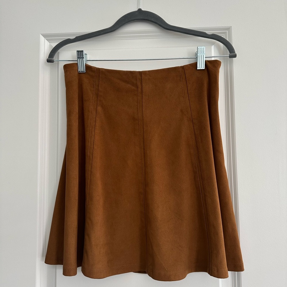 Faux Suede skirt